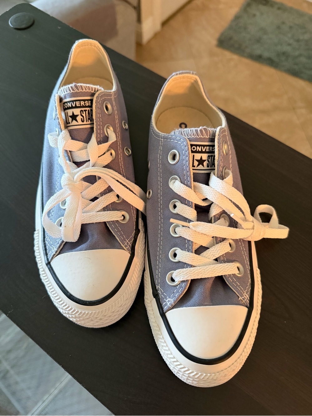 Converse Chuck Taylor All Star OX Low Top Lace Up Stellar Indigo/White, 6.5 WMN